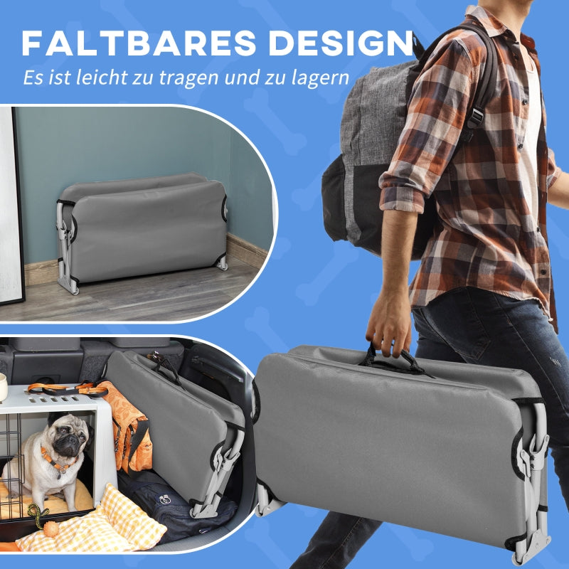 Dog Bed, Foldable, Robust, Grey