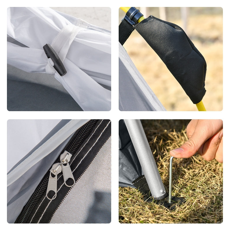 Dome Tent, 4 Person, Lightweight, Waterproof, UV 50+