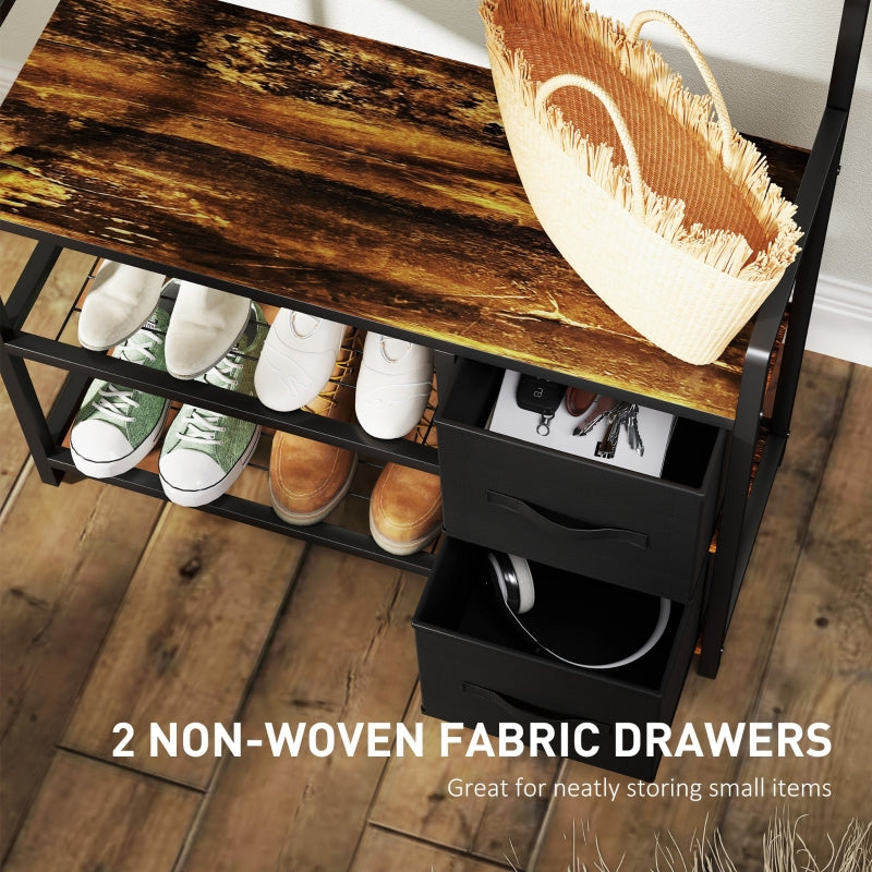 Hallway Tree, Industrial Multi-Use, Brown/Black