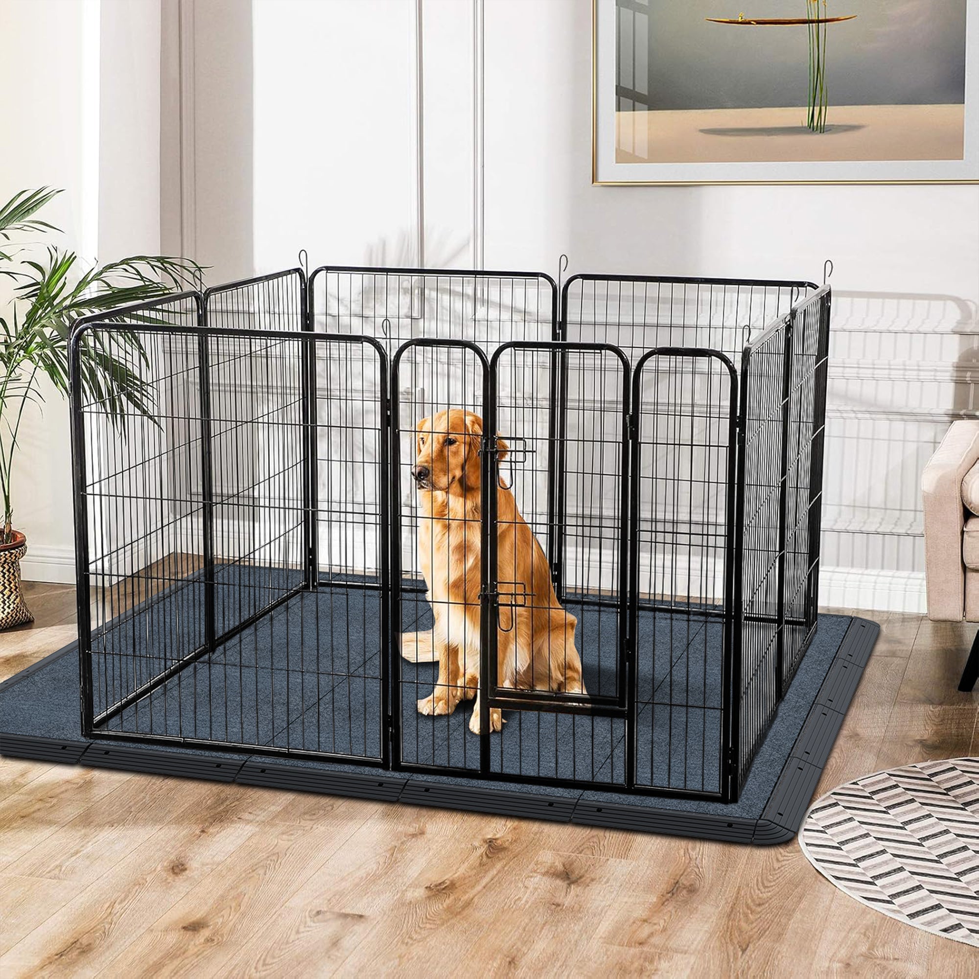 Patio Deck Tiles 12" Interlocking DIY Module 36pcs - Carpet