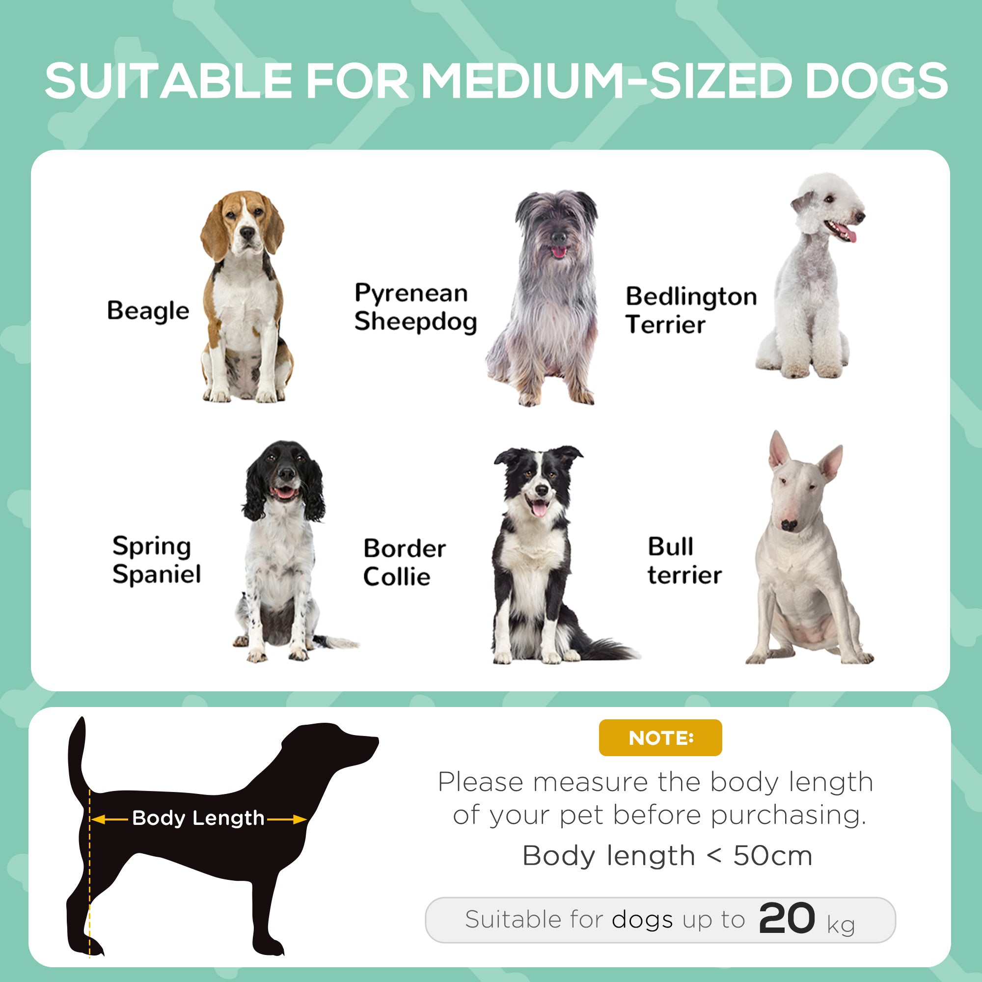 Outdoor Dog Bed, Raised Breathable Taffeta, Grey