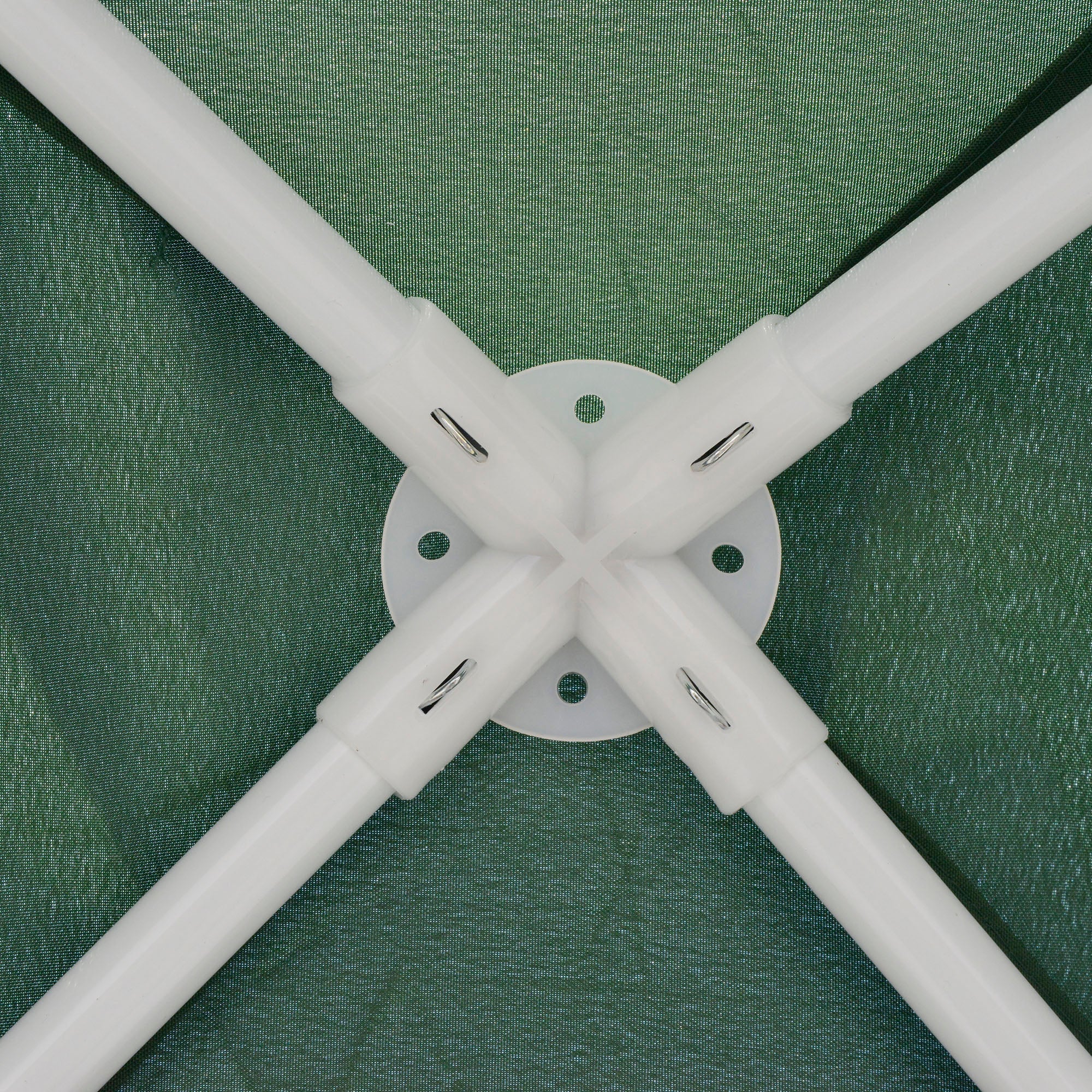 Garden Gazebo Marquee 3x3 m Weatherproof Mosquito Net, Metal & Polyester, Green