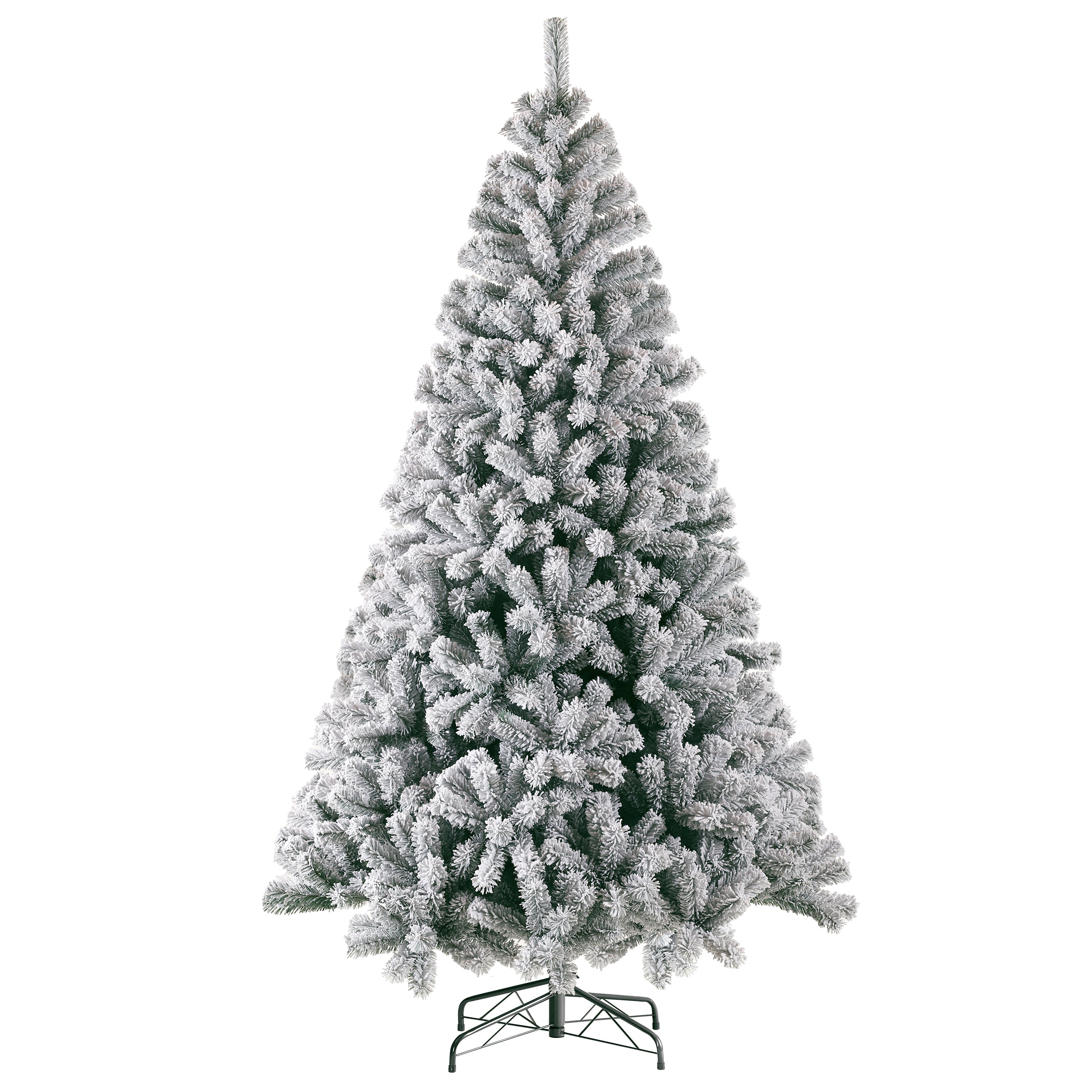 Artificial Christmas Tree 210cm Snow Fir 1298 Tips, 100% PVC