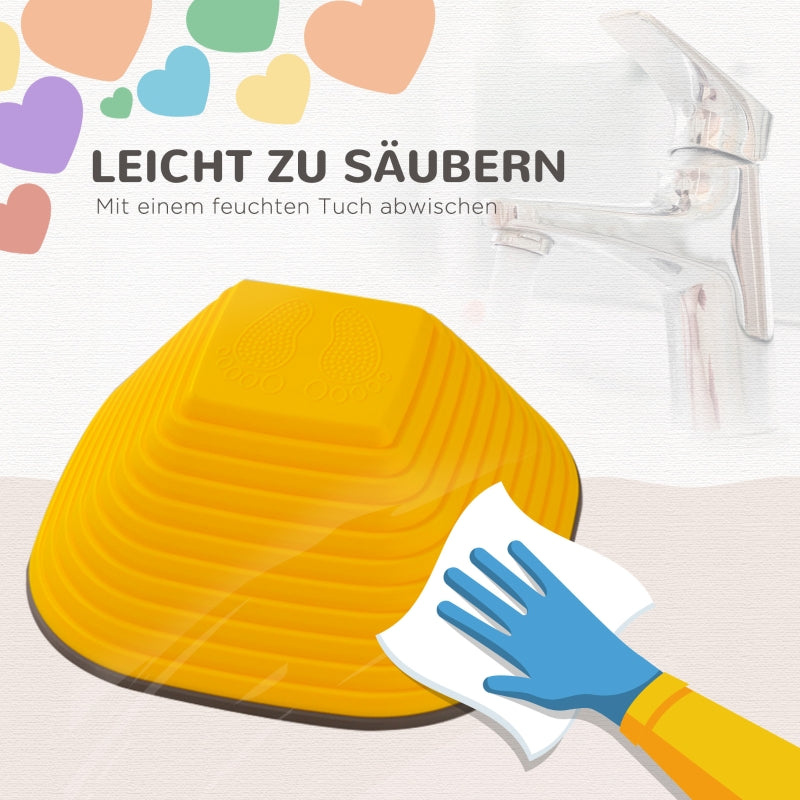 AIYAPLAY River Stones, 11-Piece, Stackable & Non-Slip, 80 kg, Colorful