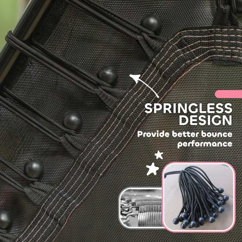 Kids Trampoline Mini Bouncer with Safety Net - Pink