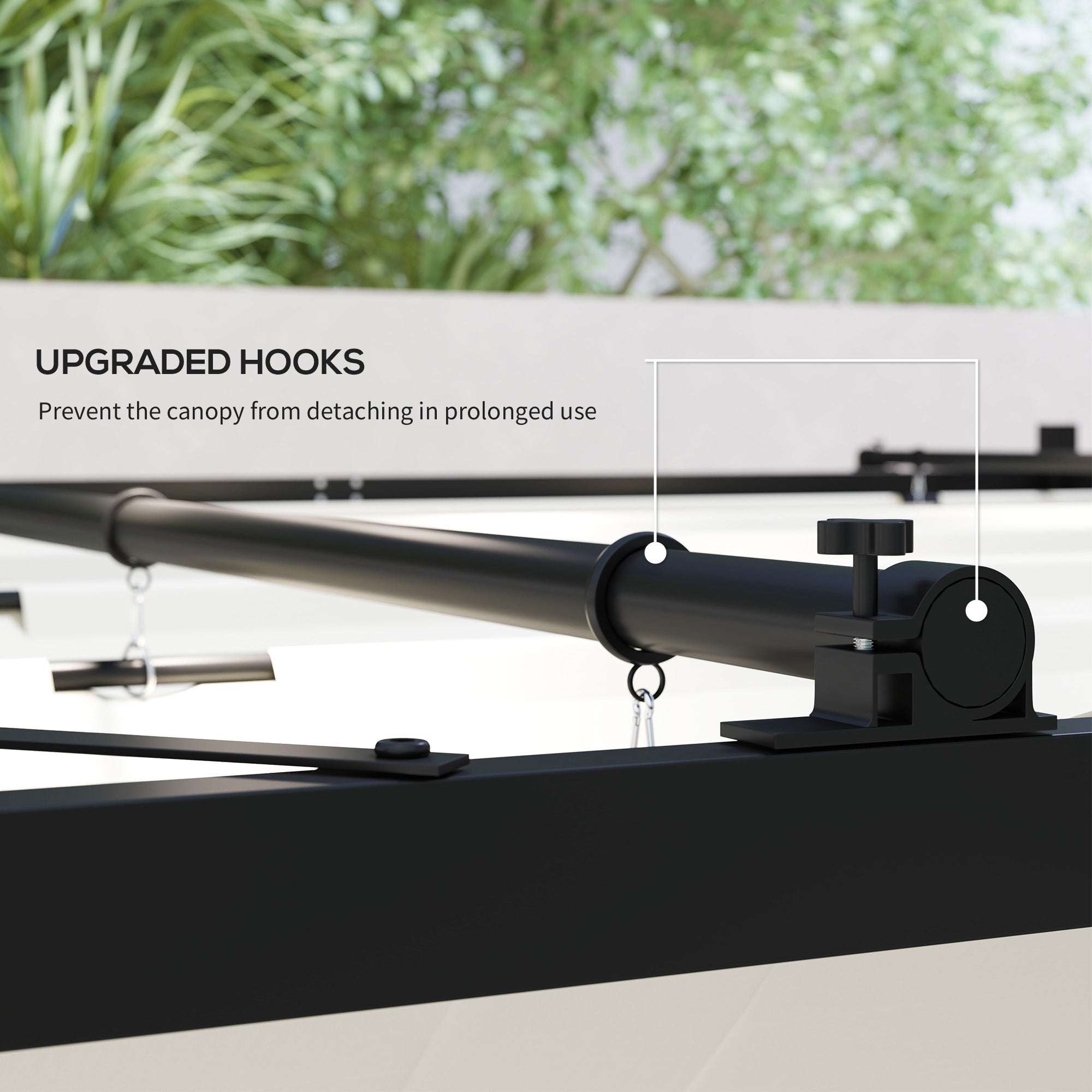 Metal Pergola with Retractable Roof, UPF30+, 80mm Column, Cream White
