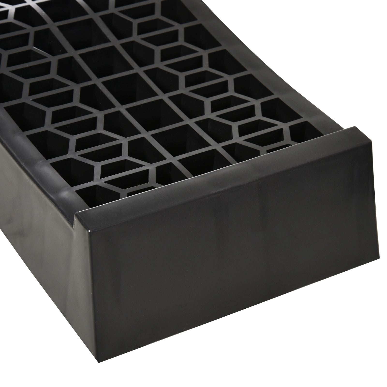 Access Ramp Set, Threshold Curb Rubber, Black