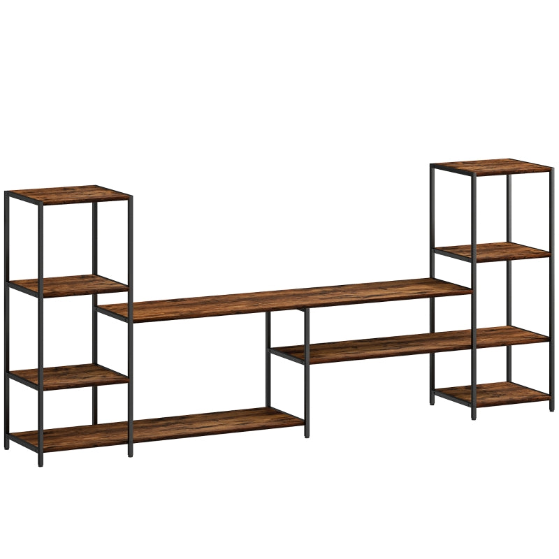 TV Unit for 60 Inches Industrial Stand Storage Shelves