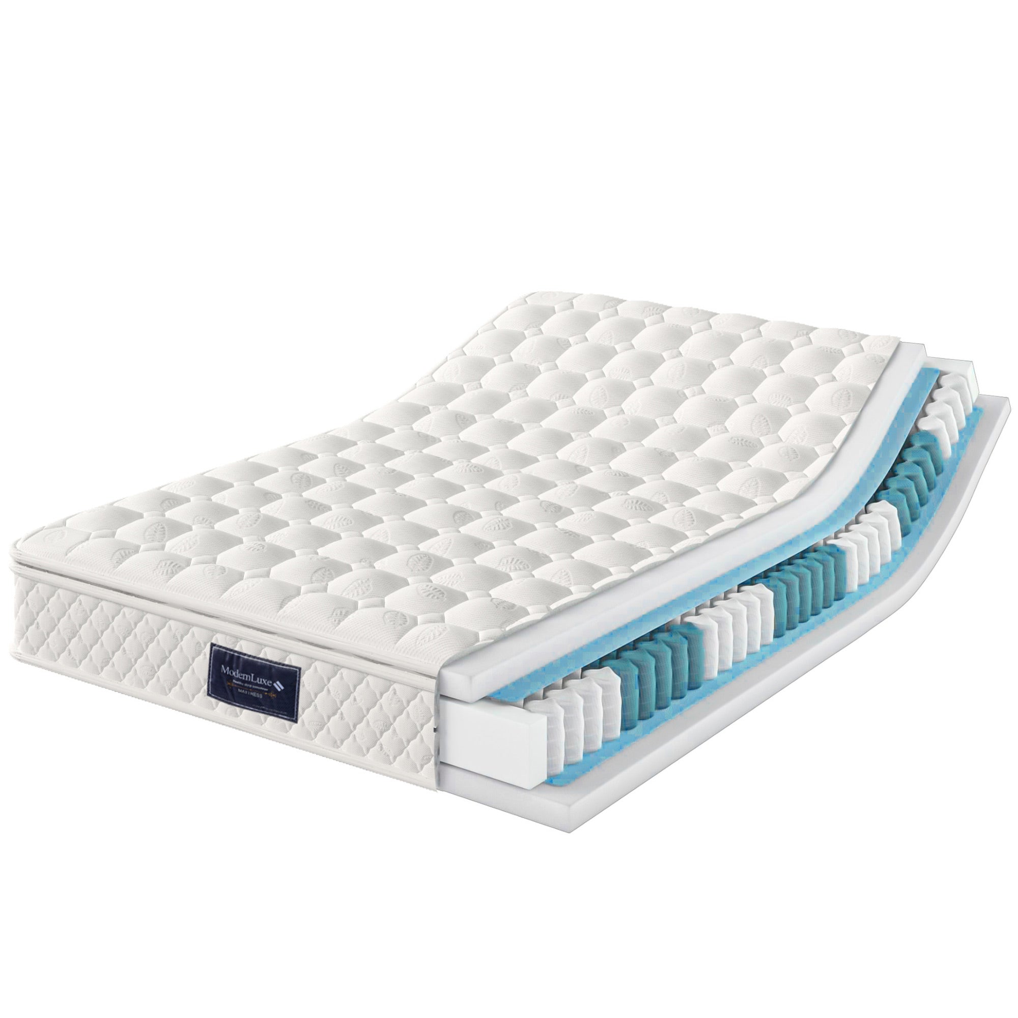 spring mattress, 7-zone cold foam, pocket springs, 160x200cm, 25cm height