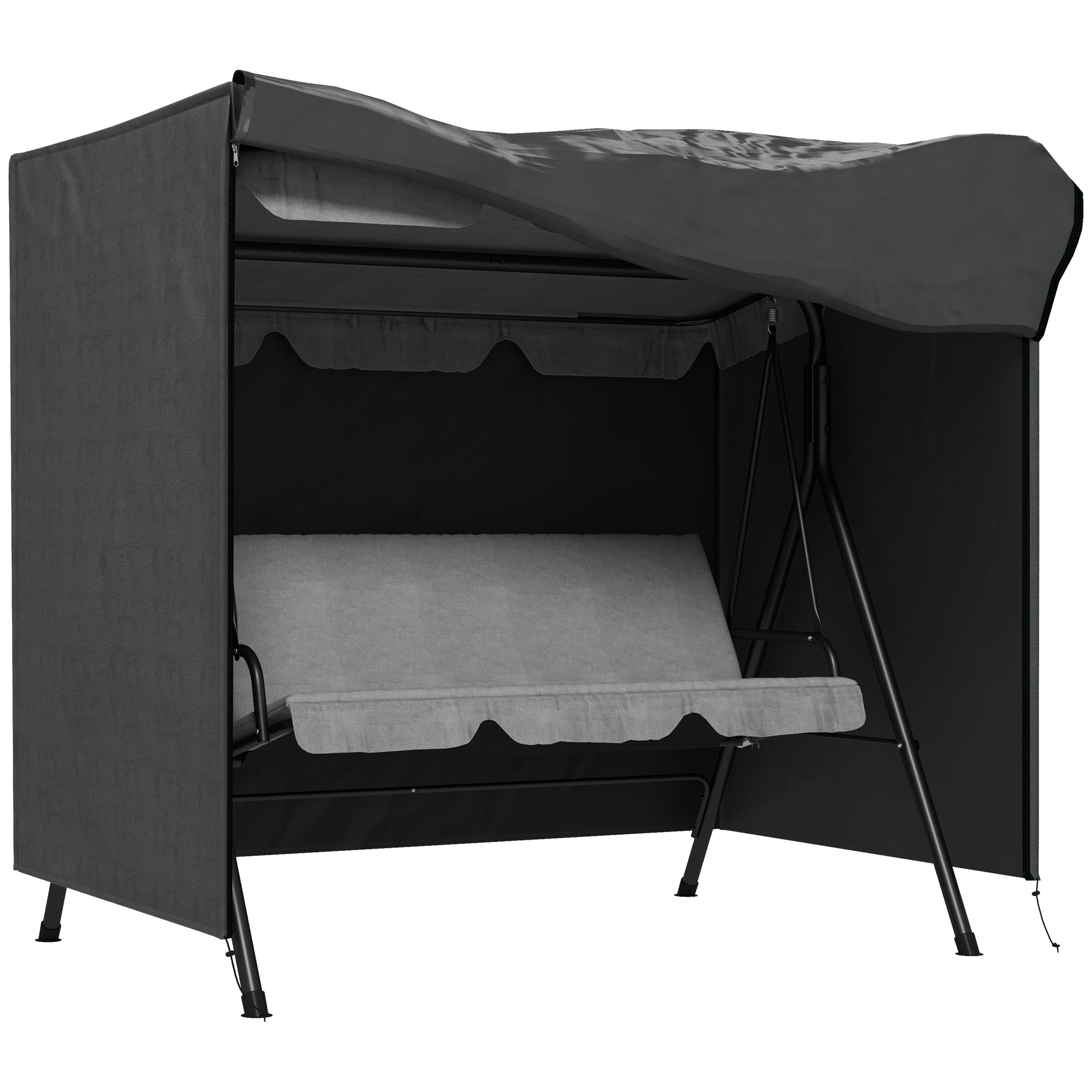 Three-Seater Swing Chair Protective Cover, 152 x 177cm, Grey