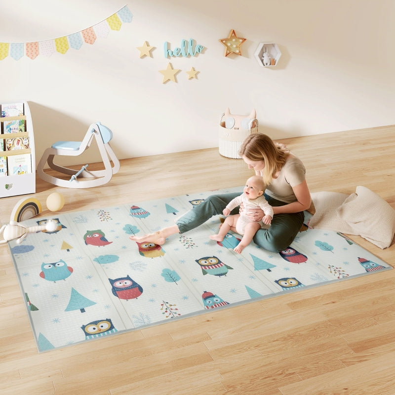 Baby Play Mat Non-Slip 1.5cm Thick Animal Pattern - Foam
