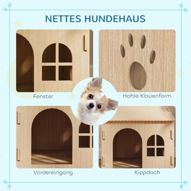 Indoor Dog/Cat House, Cute Design, MDF