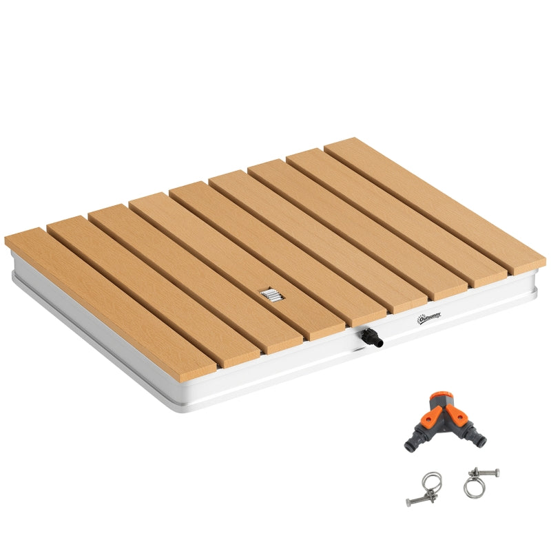 Floor Shower, Garden/Sauna, Adjustable, Aluminum