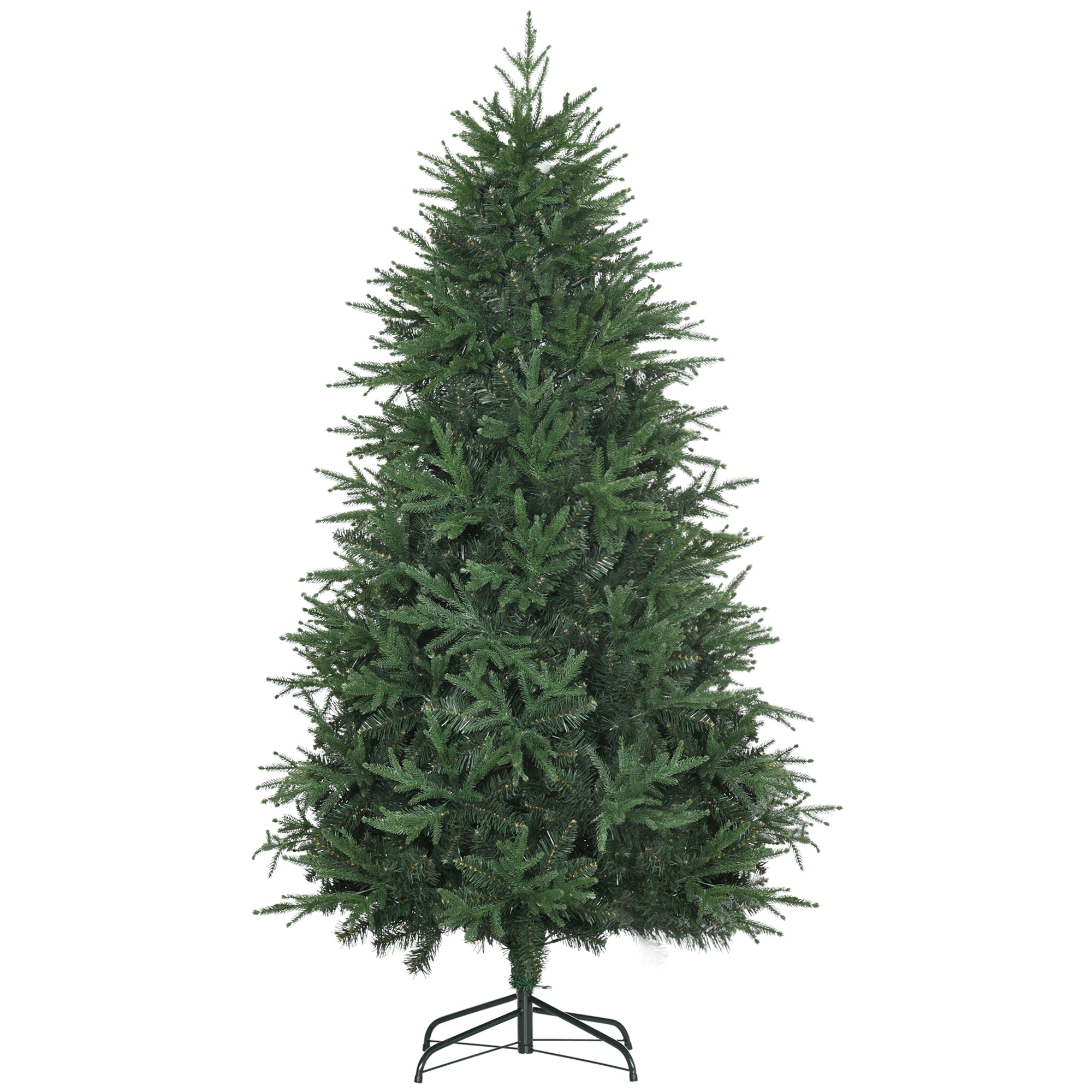 Christmas Tree, Artificial Fir, Realistic, Quick Assembly, Green Plastic