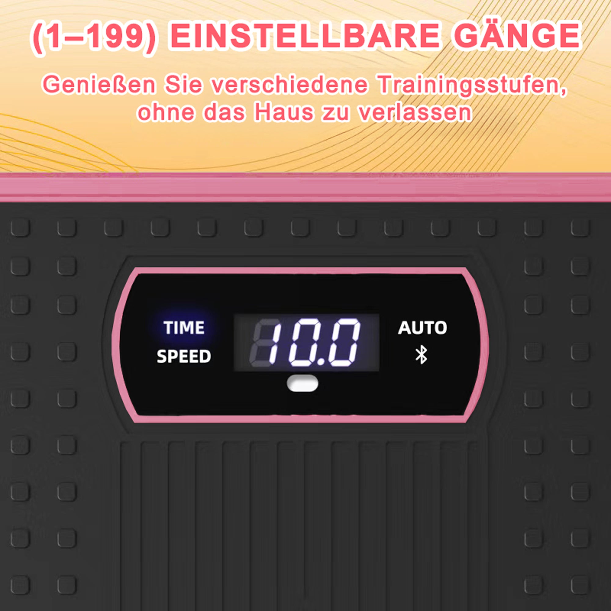 Vibration Plate Fitness Platform, Full Body Workout, BT Music, Home Gym Device