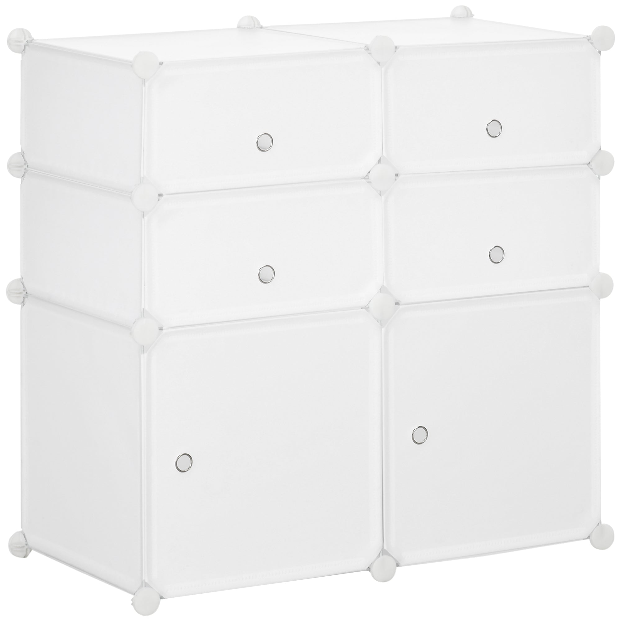 Shoe Cabinet Shelf, Storage Boxes, Plastic and Steel, White