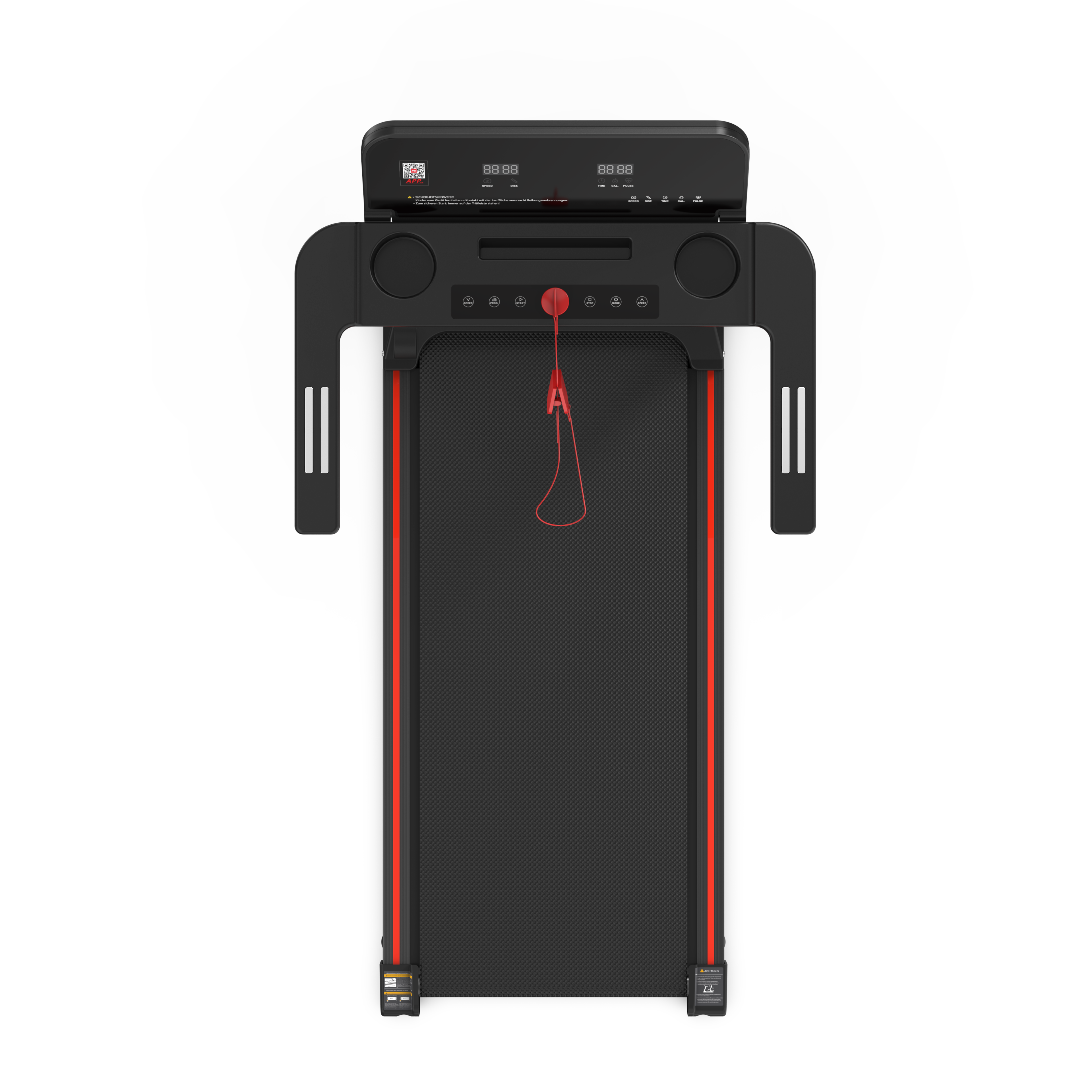 Electric Treadmill, Folding, 12 km/h Max Speed, LED Display, 120 kg Capacity