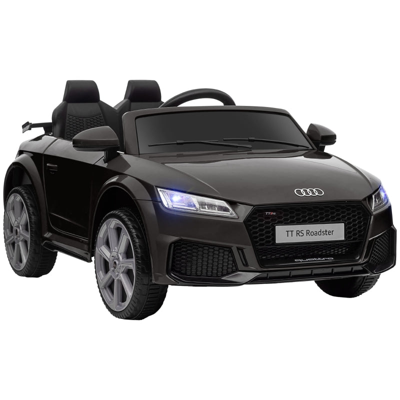 Kids Licensed Audi TT 12V Battery Remote Control Ride-On Car Black