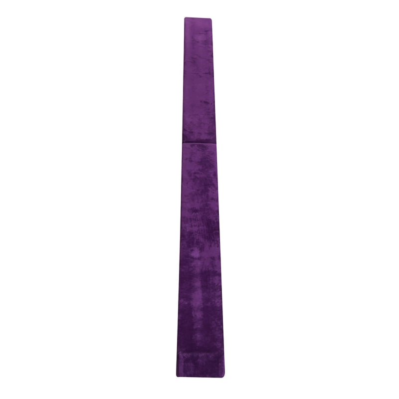 Foldable Balance Beam, Non-Slip, Suede, Purple