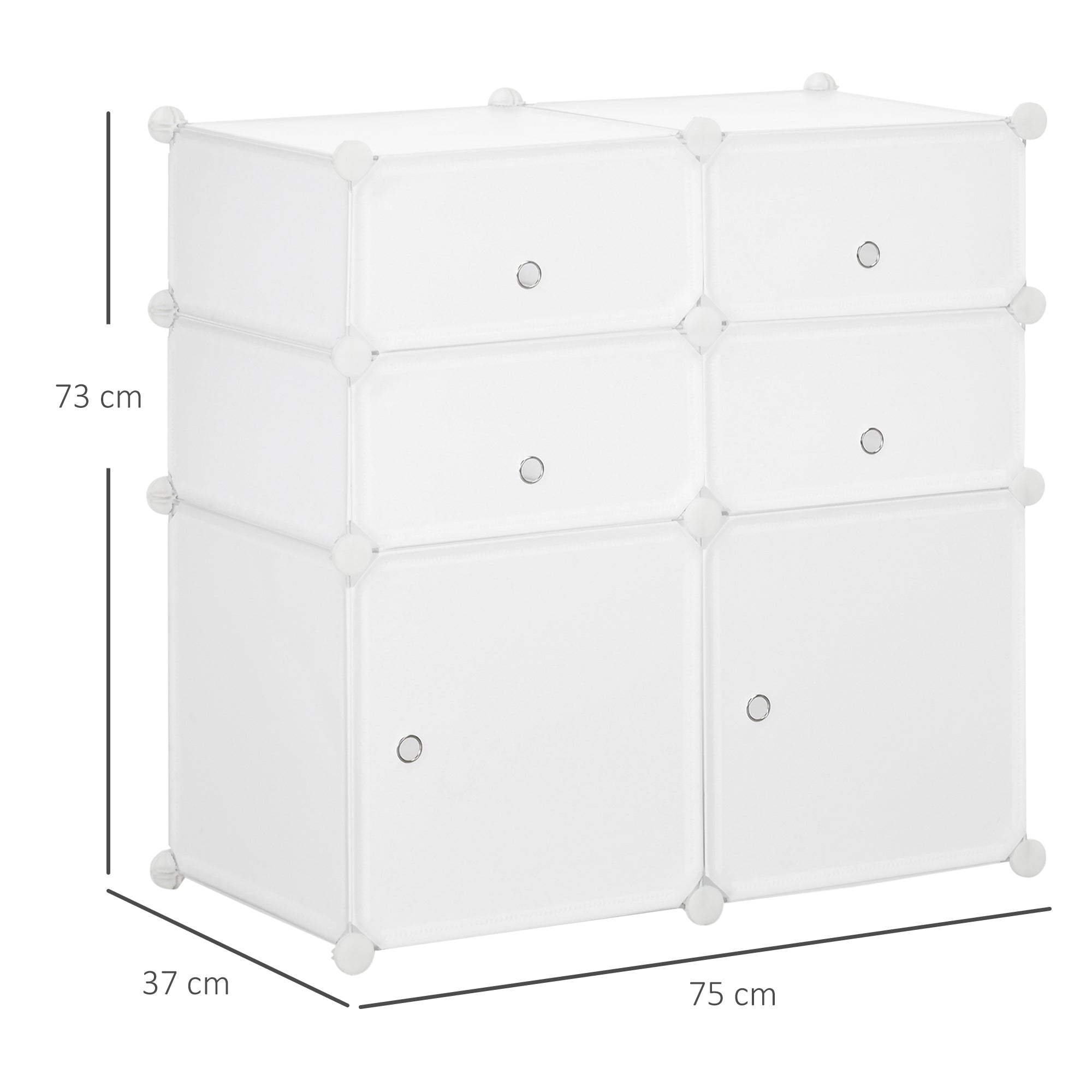 Shoe Cabinet Shelf, Storage Boxes, Plastic and Steel, White