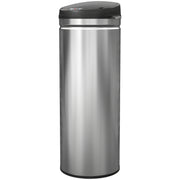 Sensor Waste Bin 50L Touchless Soft-Close Stainless Steel Silver