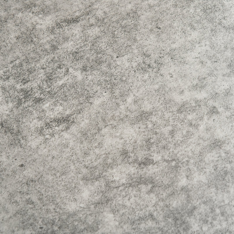 Side Table, 3 Tier End Table with Open Storage Shelves, Cement Colour