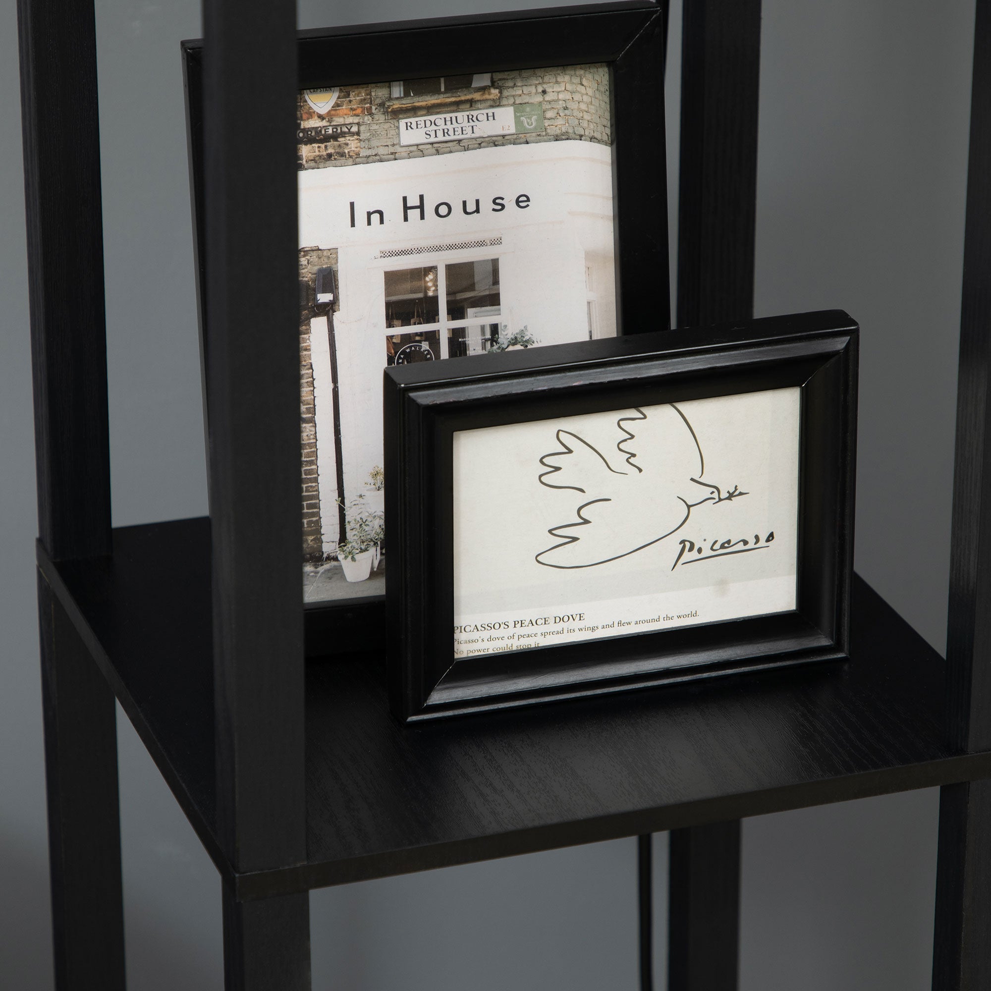 Floor Lamp with Shelf, Double Light, 40W E27, Pull Chain Switch