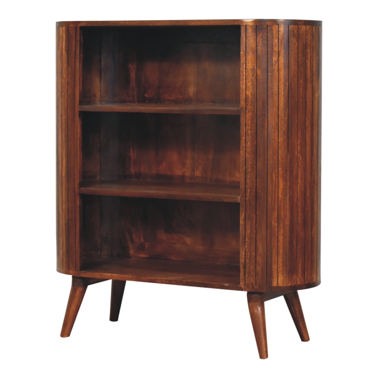 Cortez Open Cabinet Chestnut Wood