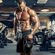 Kettlebell with 12kg Sand Filling for Beginners, Black