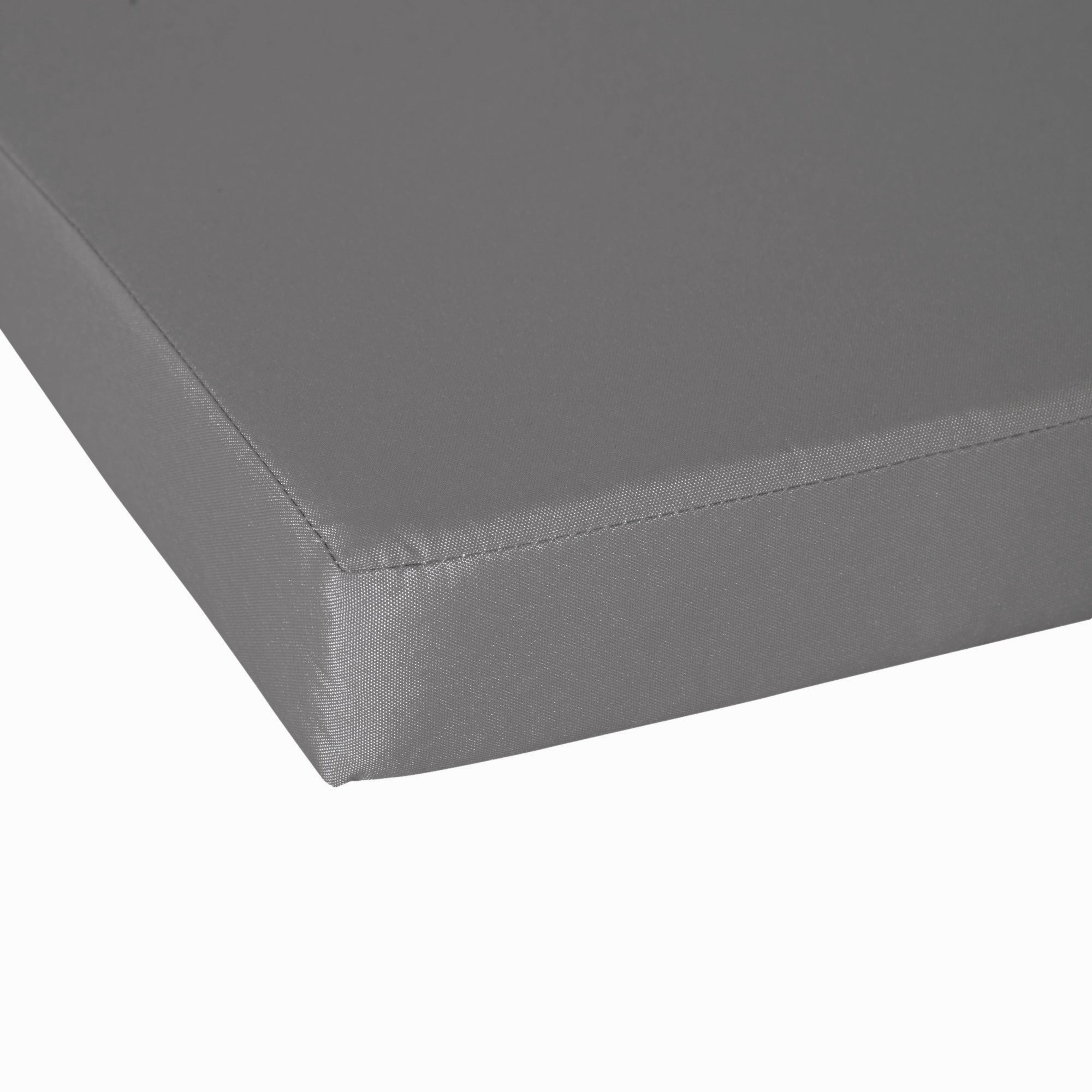 Outdoor Seat Cushion Pads, 3 PC Set for Rattan Furniture, Dark Grey