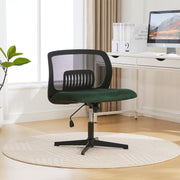 Armless Office Chair, Rocking Function Height Adjustable 360° Rotatable, Wide Upholstery
