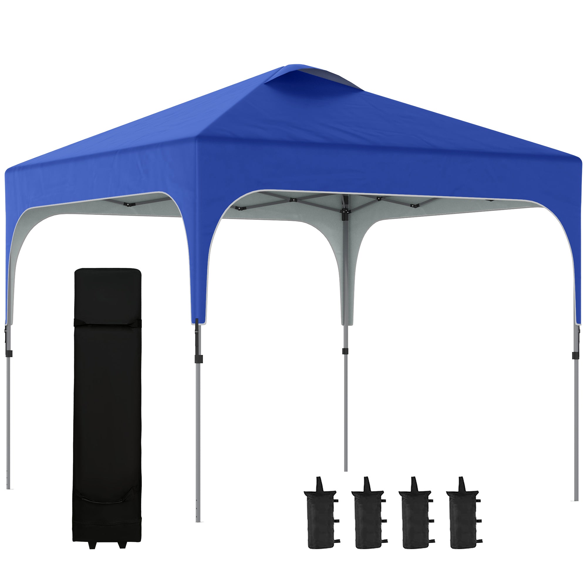 3 x 3M Pop Up Gazebo, UPF 50+ Foldable Canopy Tent with Carrybag, Blue