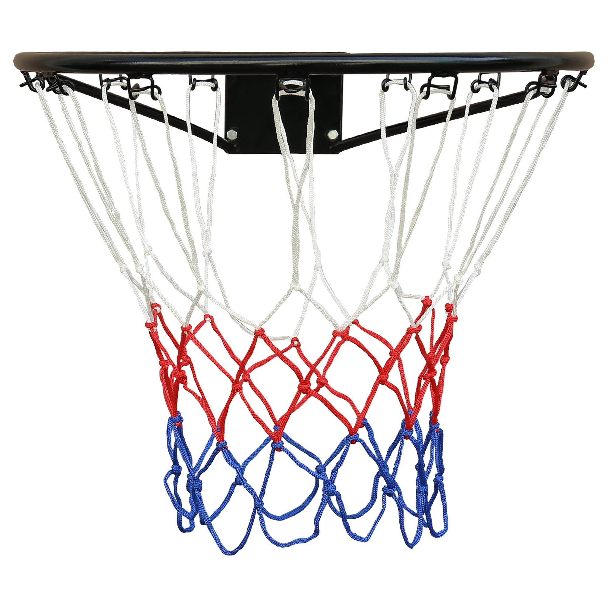 Basketball Rim, Durable Steel Weather-Resistant, Black