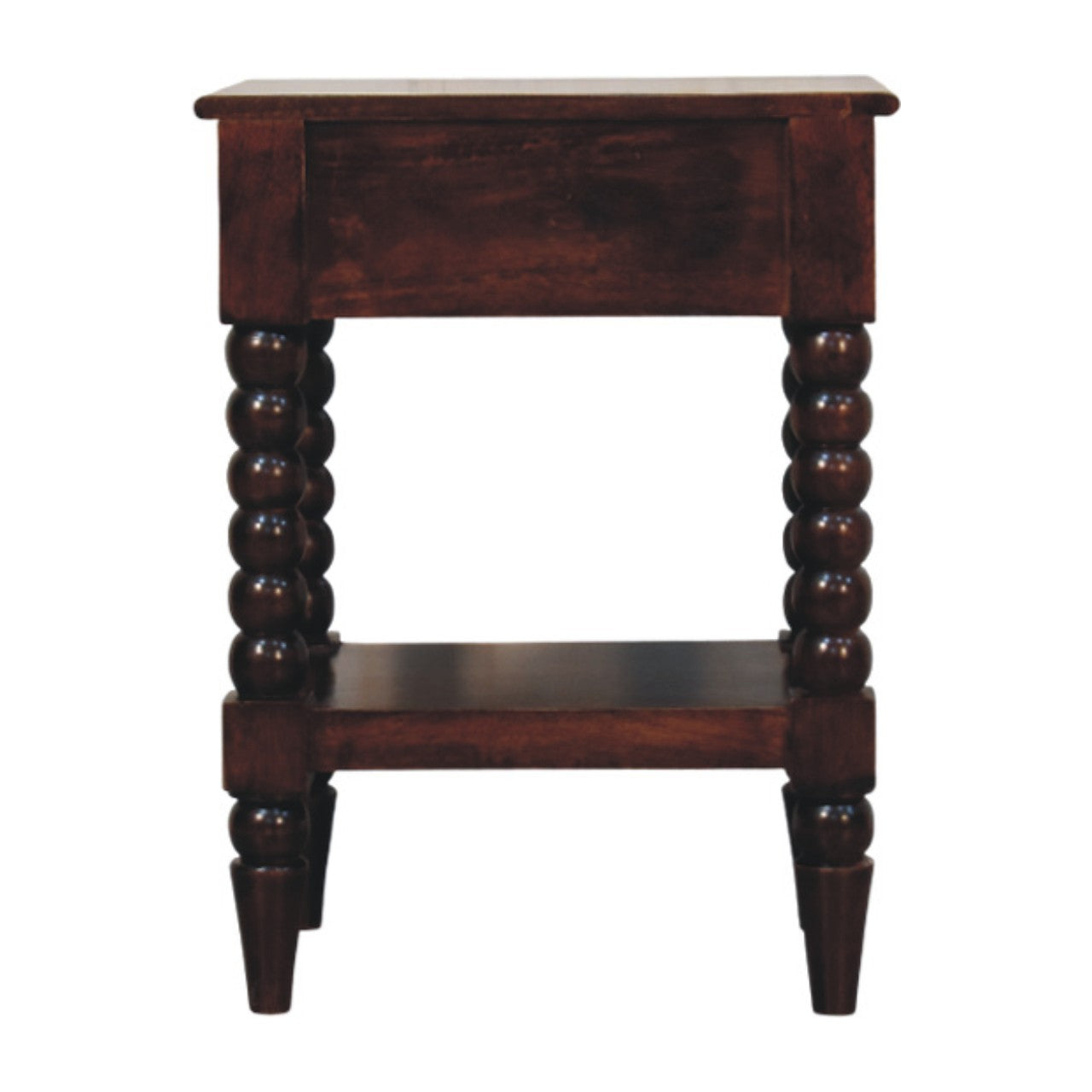 Vienna 1-Drawer Nightstand, Solid Mango Wood
