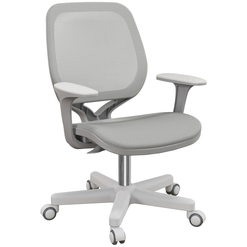 Vinsetto Office Chair, Breathable Mesh Swivel Desk Chair, Grey