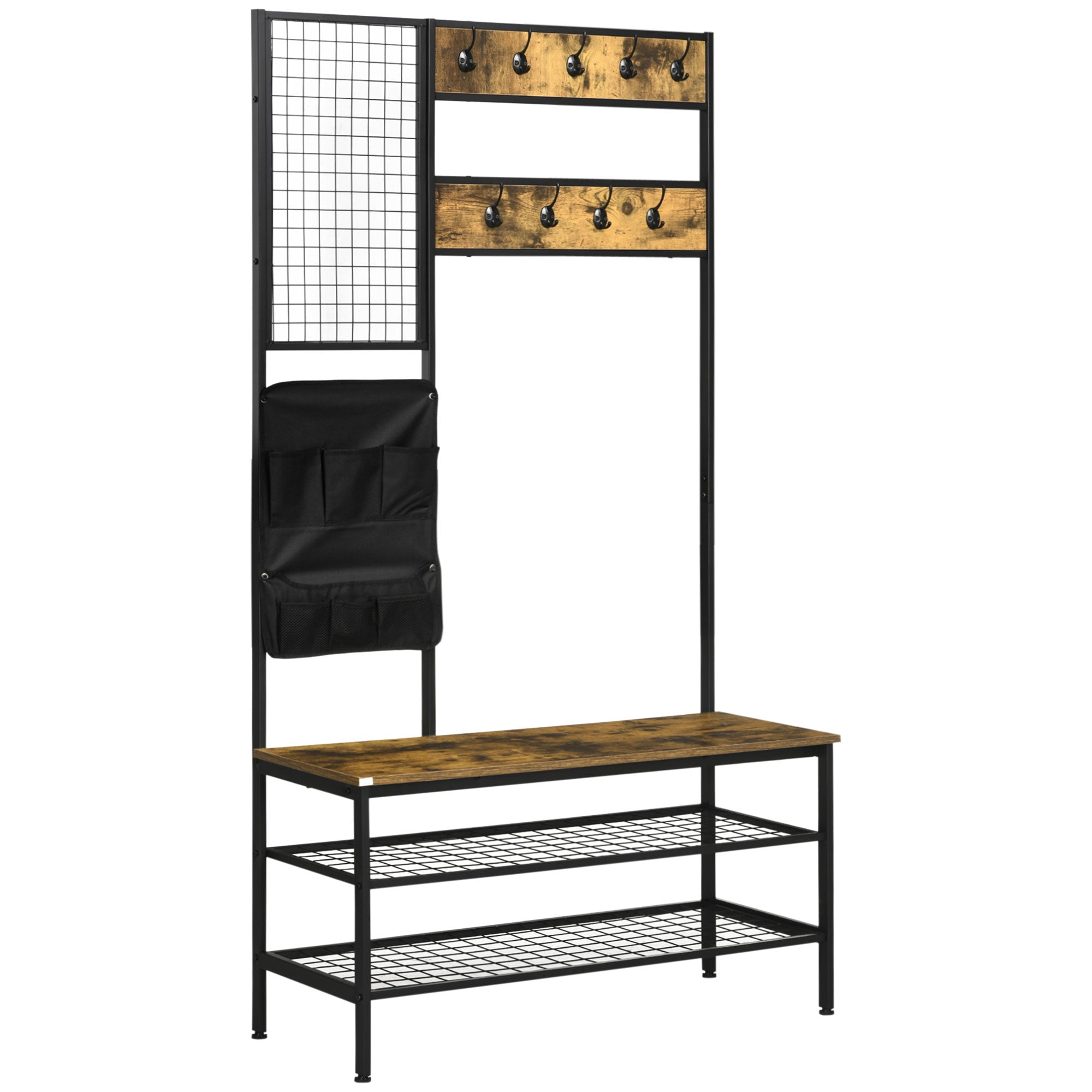 Steel Carrying Bag, Robust & Versatile, Rustic Brown