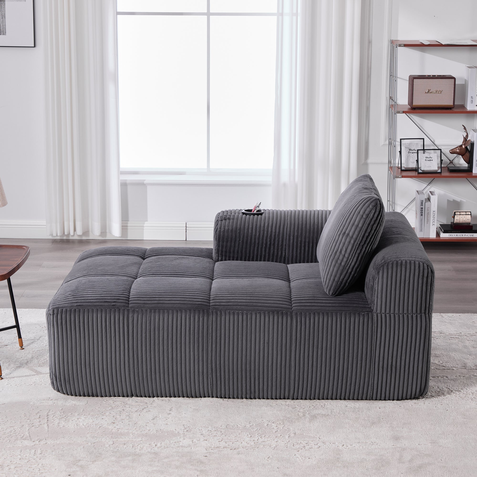 Cozy Recliner Sofa Side Pocket Drink Holder - Corduroy