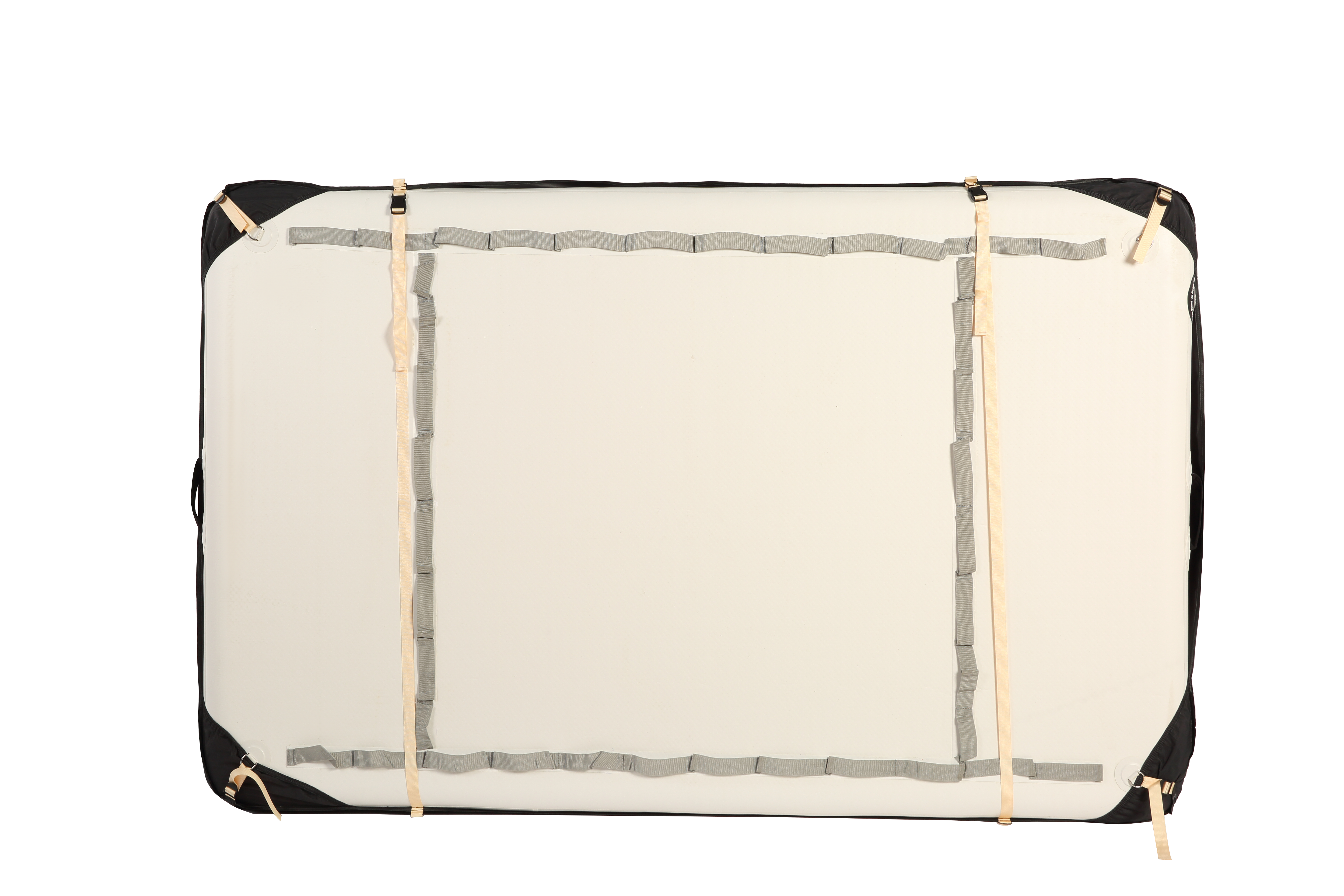 Inflatable Camping Tent with Hand Pump, On-Roof, Green + Black