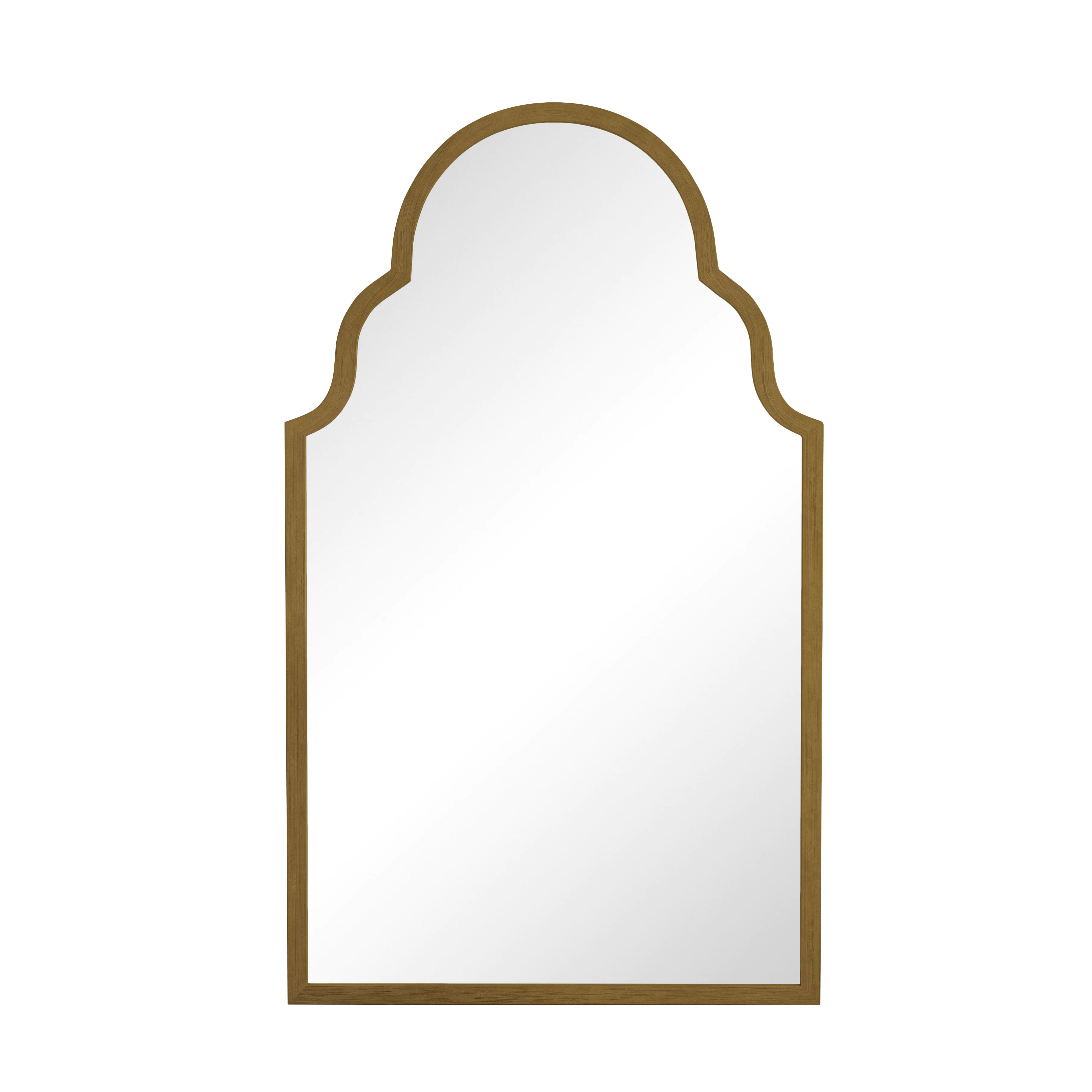 Rectangular Mirror, 61x101CM Wall Metal Frame, Bronze