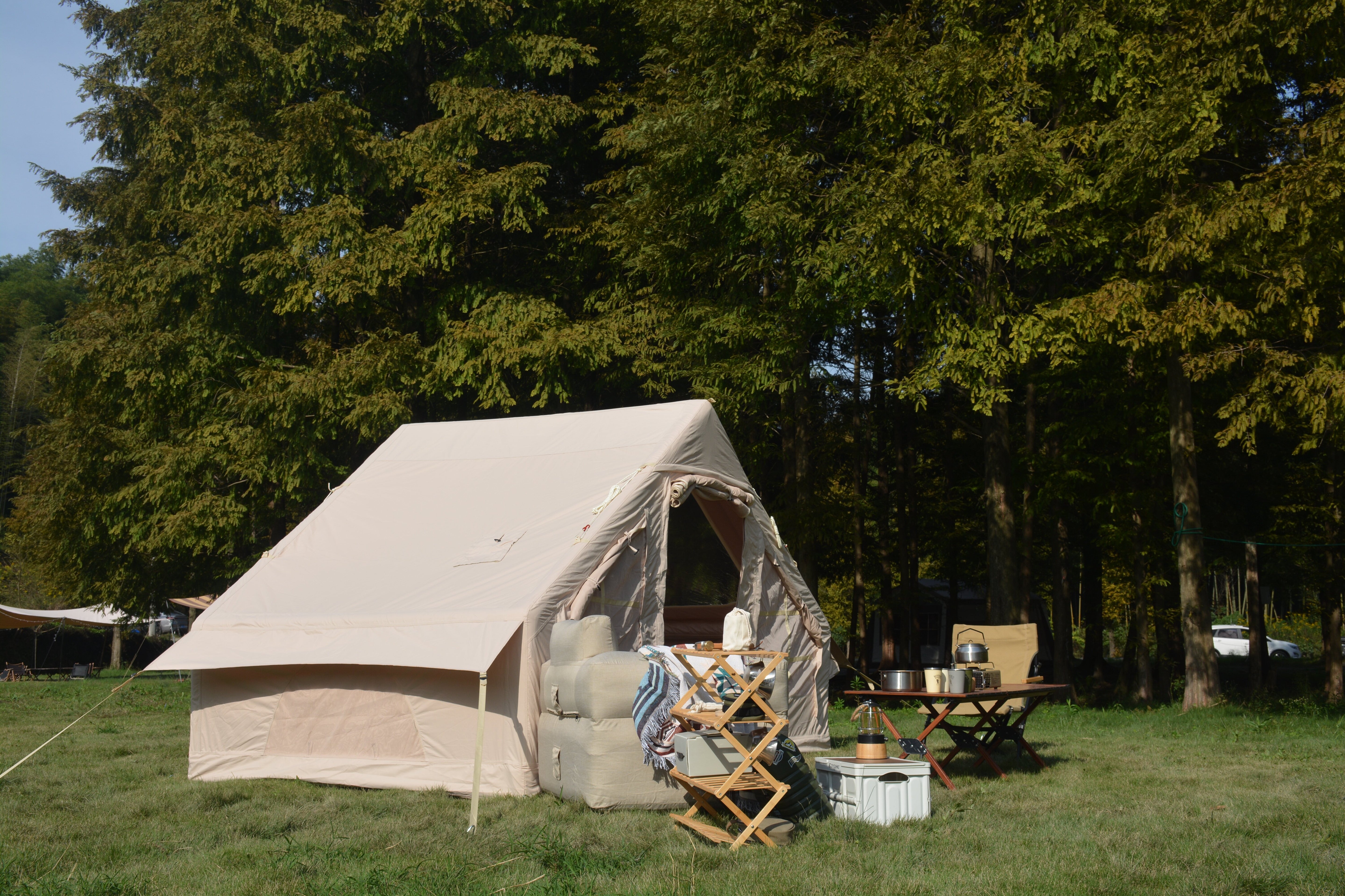 Large Blow Up Air Tents House, inflatable, durable, outdoor, with pump