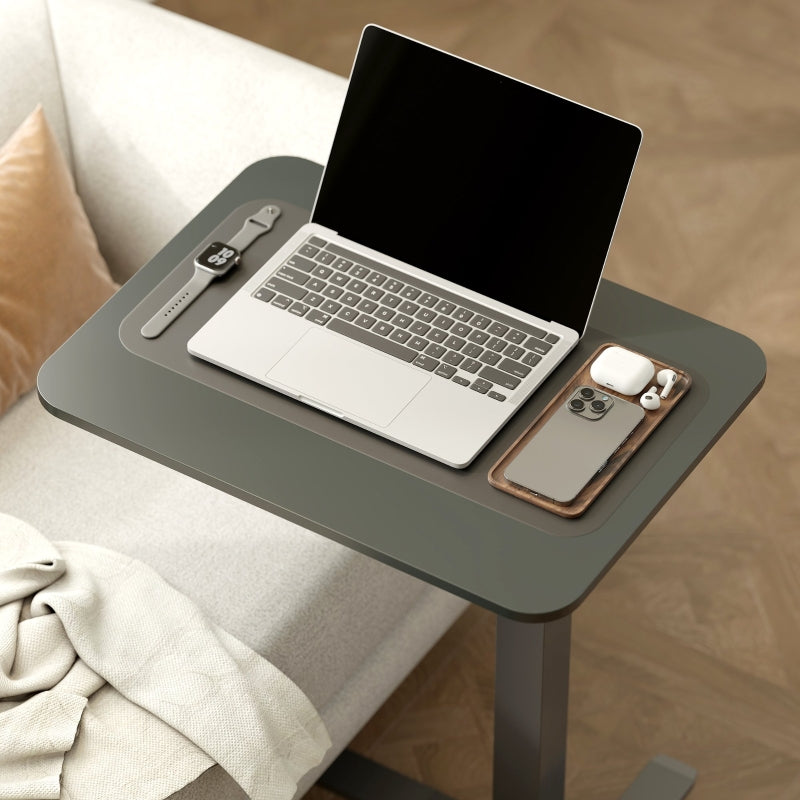 Standing Desk Height-Adjustable C-Shape Casters - Black