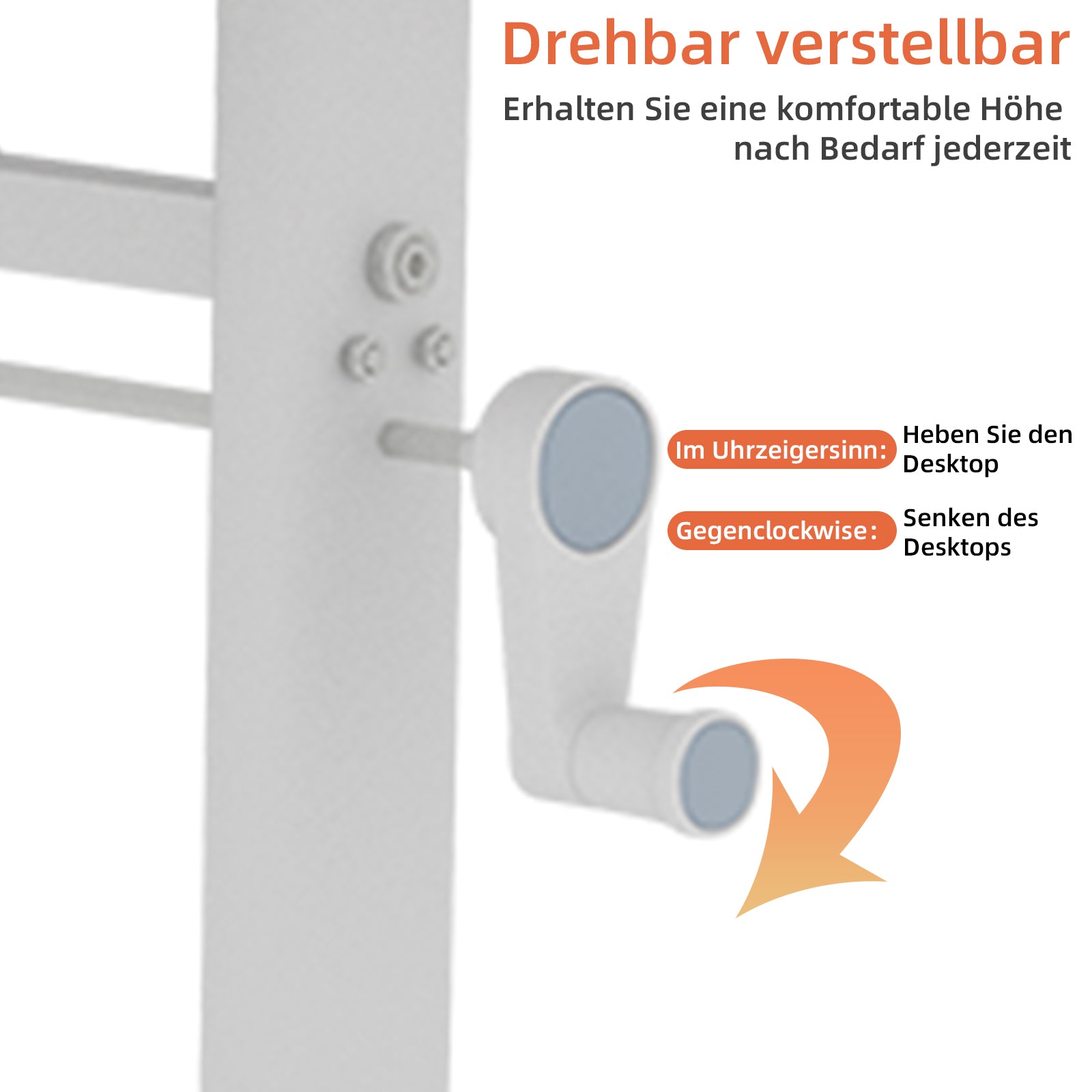 Study Desk Adjustable Height Multi-Purpose Compact