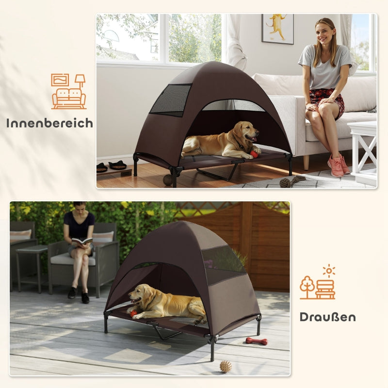 Outdoor Dog Bed, Raised, Large Dogs, Coffee