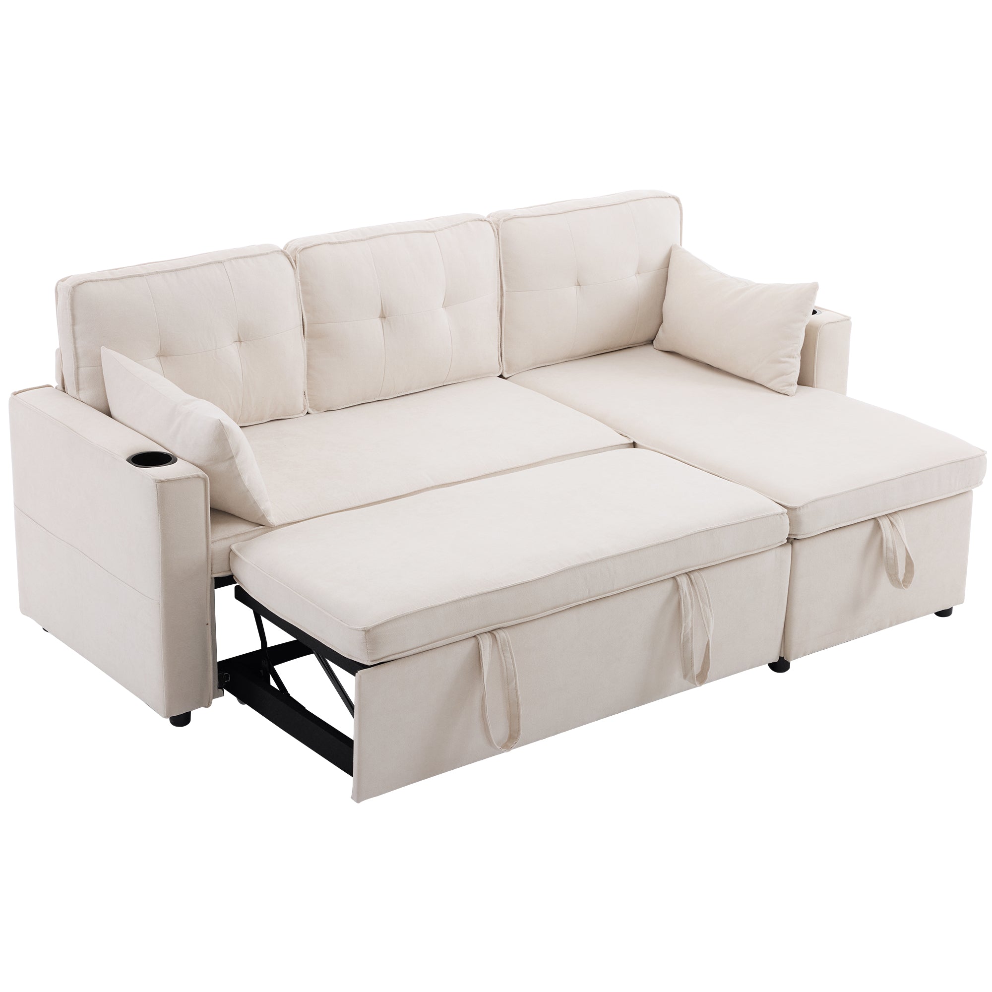 Chaise Longue Sofa, Parcel 2, Beige