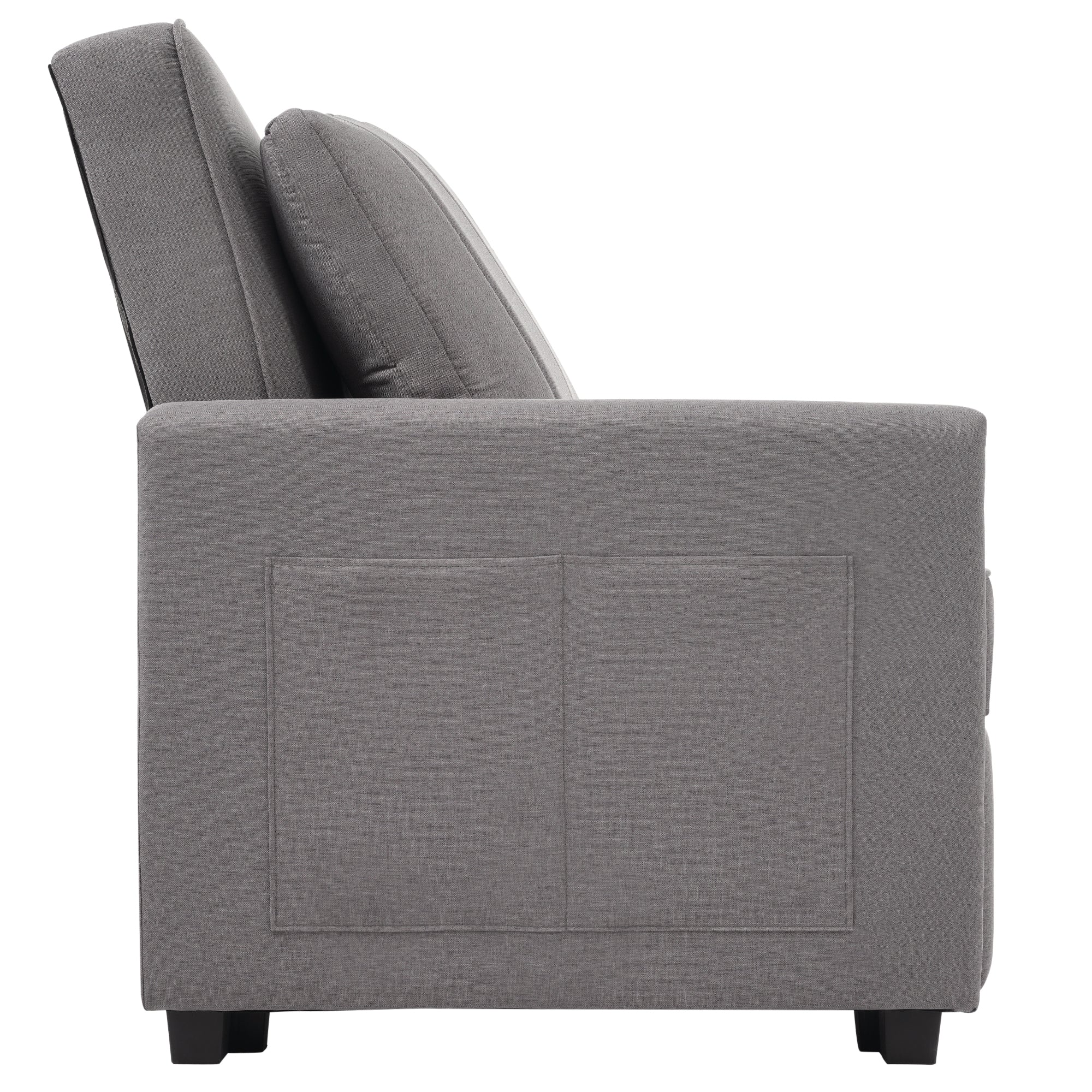 Sofa Bed, Multifunctional Folding with Adjustable Backrest, 180x127cm