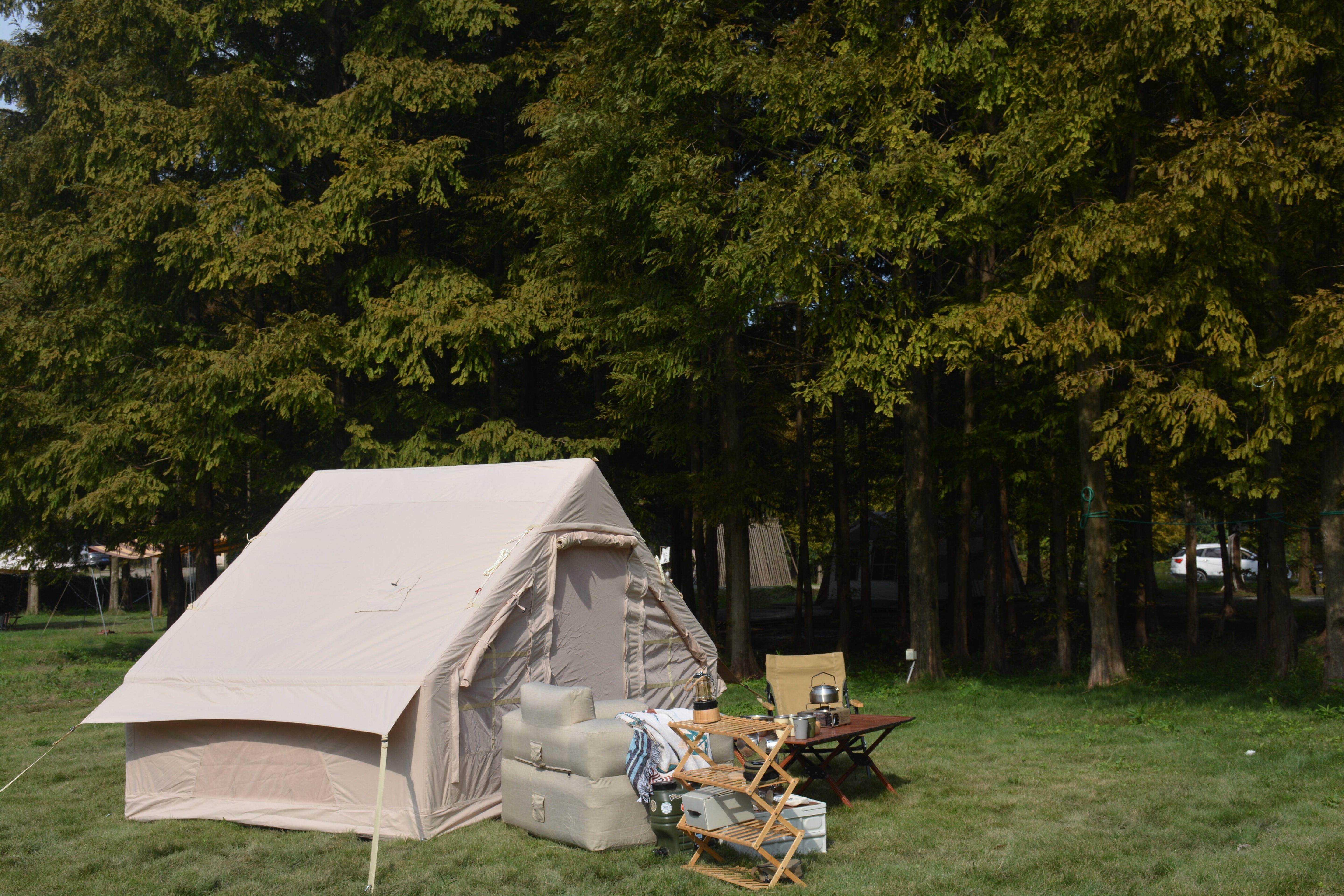 Large Blow Up Air Tents House, inflatable, durable, outdoor, with pump