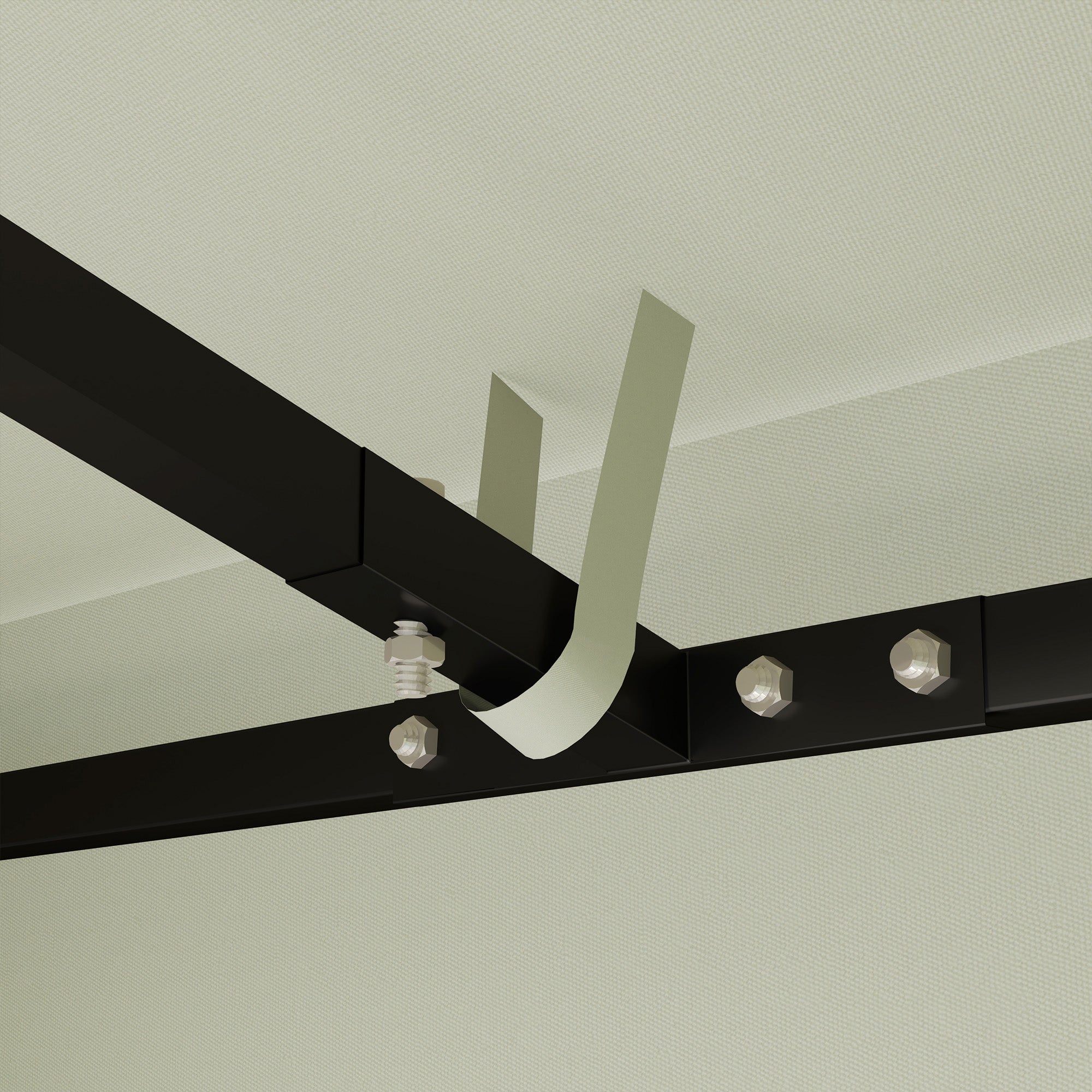 Gazebo Replacement Roof 3x3m, Waterproof Oxford Fabric, Light Grey