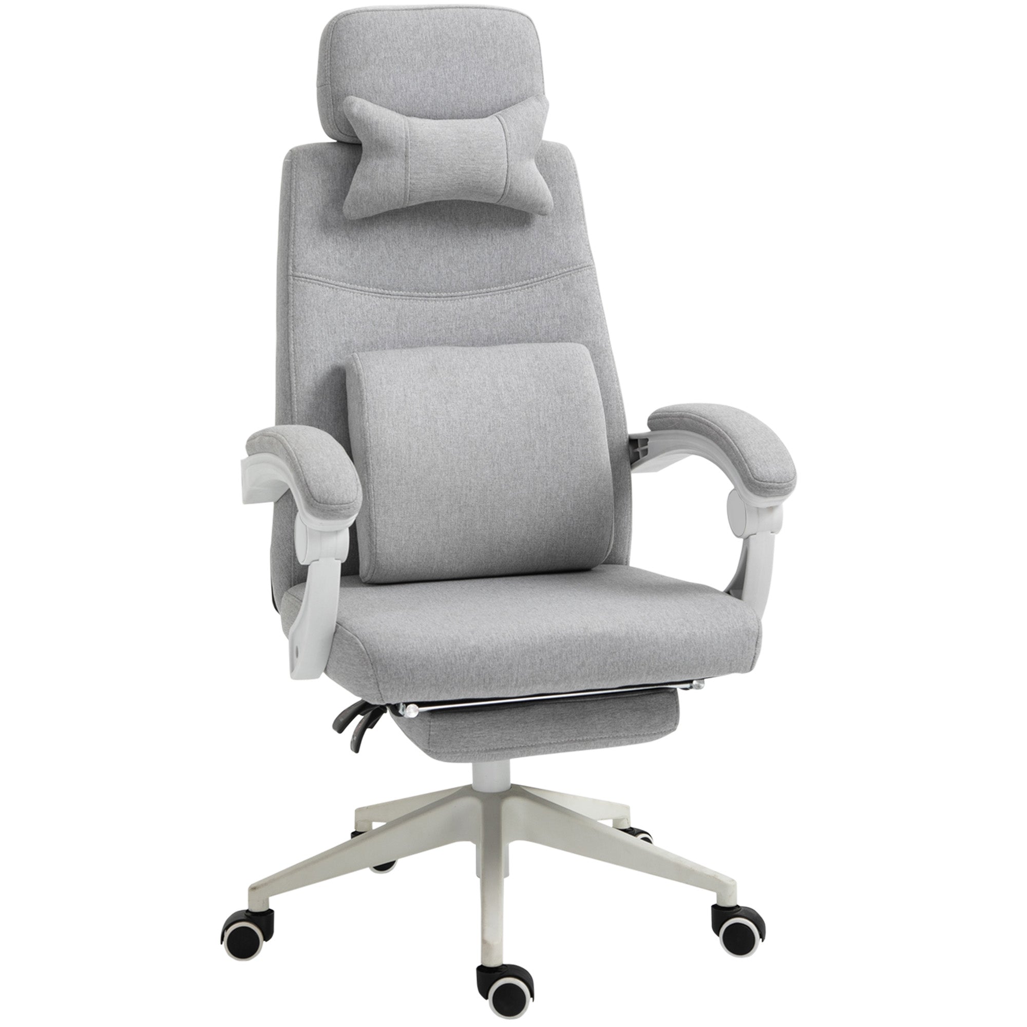 Office/Gaming Chair, Ergonomic with Casters, Polyester/Foam
