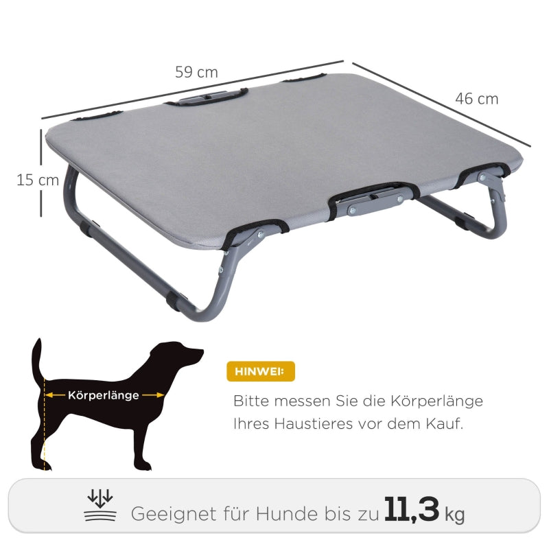 Dog Bed, Foldable Outdoor, Grey