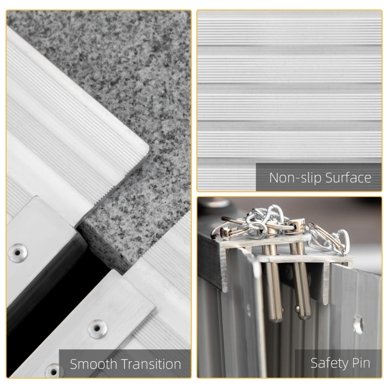 Wheelchair Ramp 3ft Folding Portable Aluminum